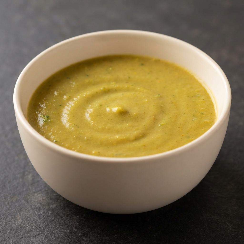 Instant Pot Broccoli–Turmeric Soup with Ginger and Yogurt
