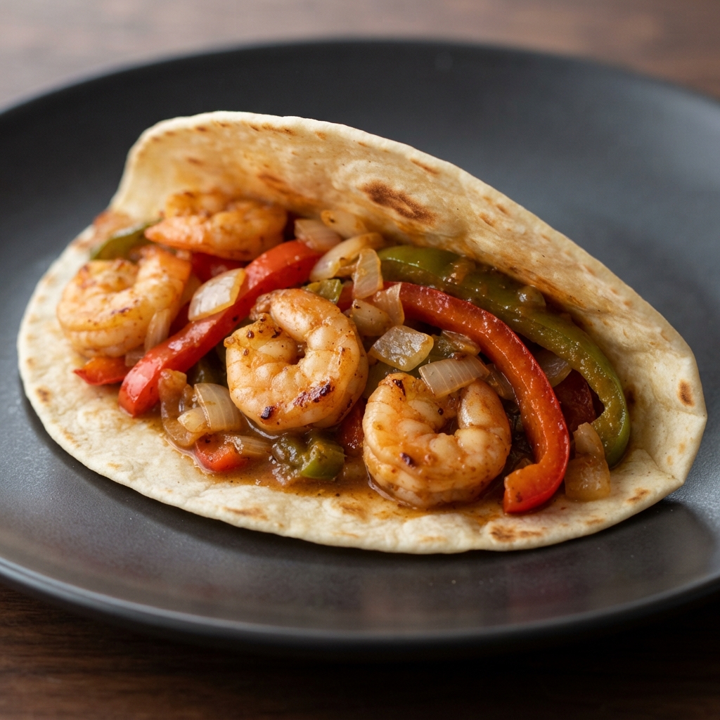 Speedy Weeknight Shrimp Fajitas