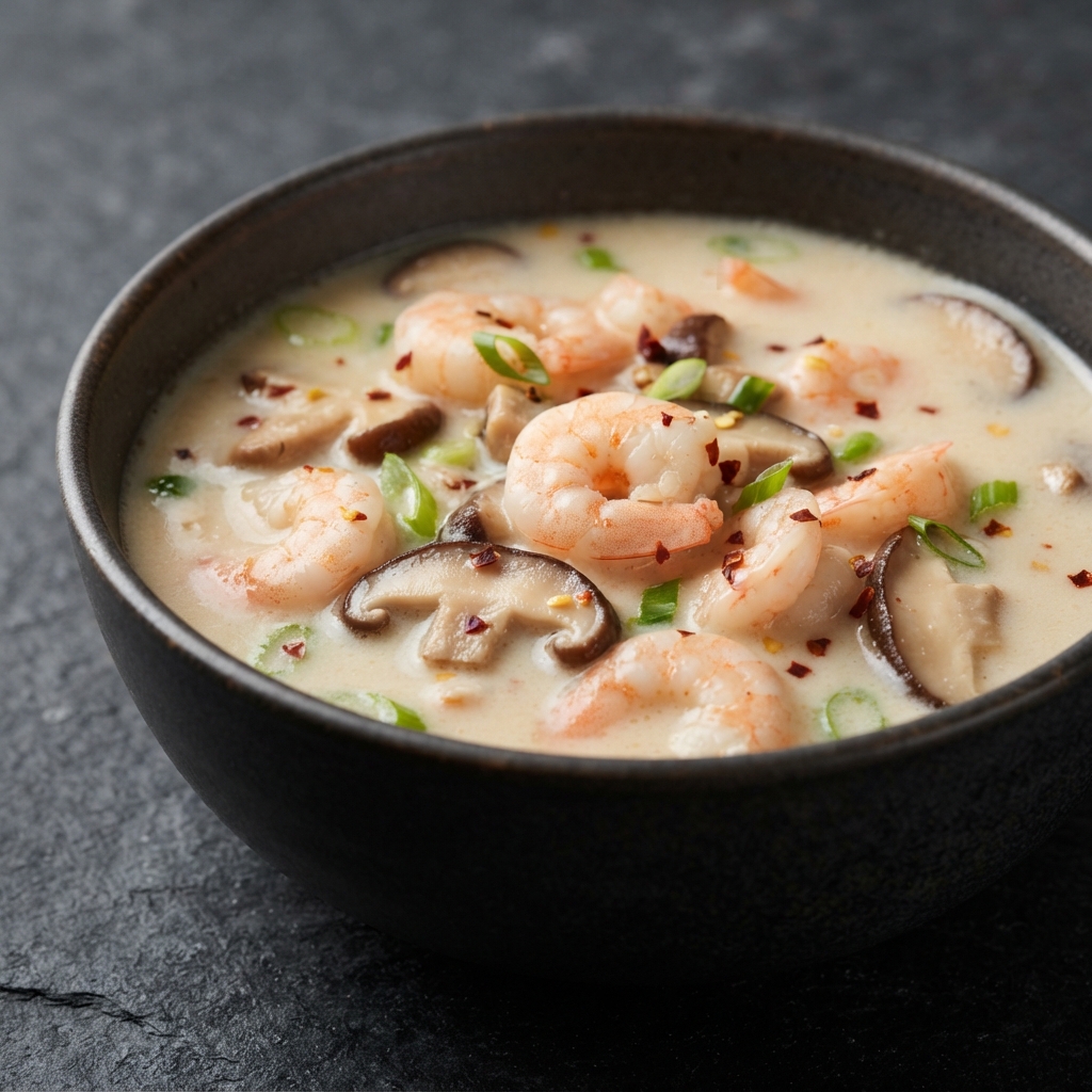 Classic Thai Coconut Shrimp Soup