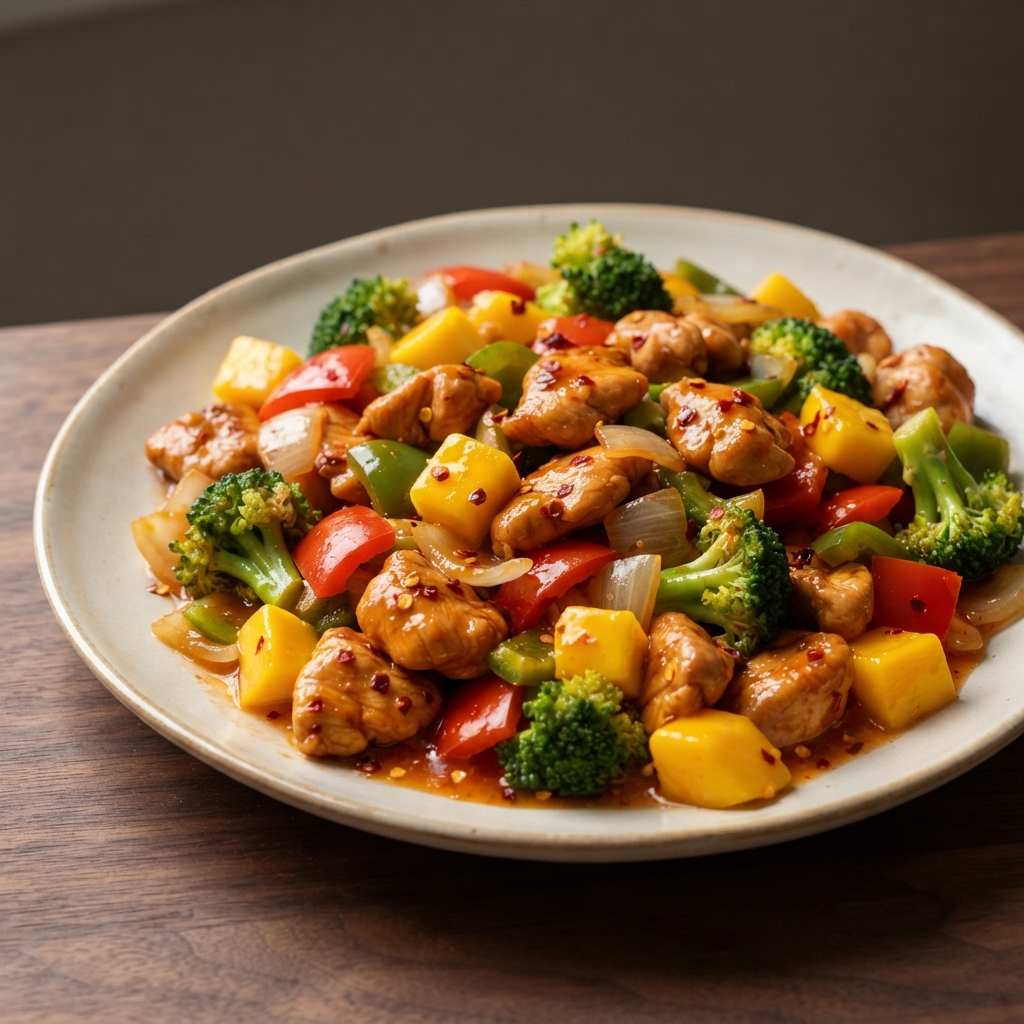 Sweet Mango Chicken Stir-Fry