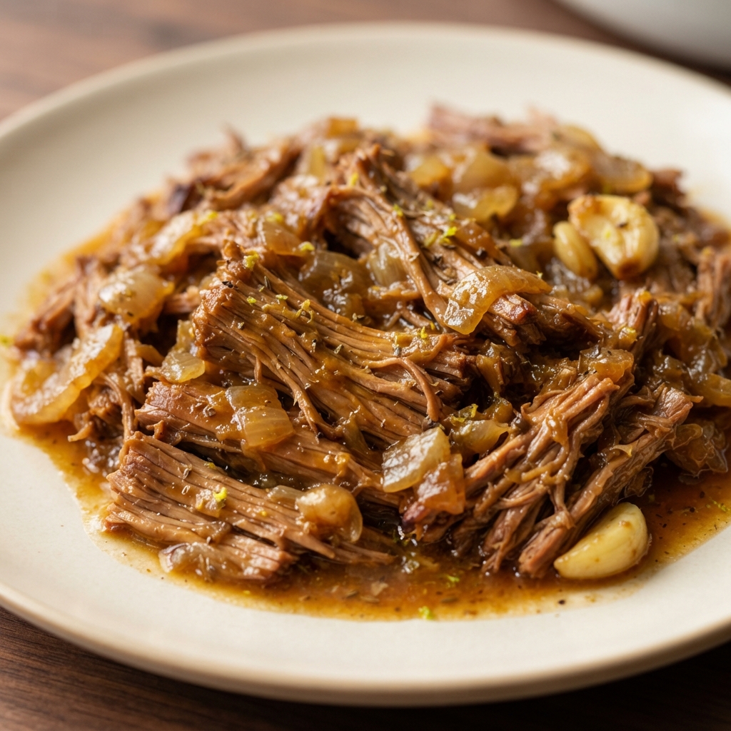 Orange-Lime Braised Pork Shoulder
