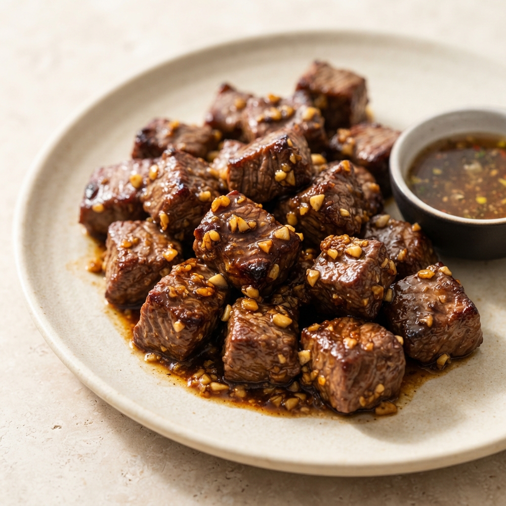Garlic Beef Cubes (Vietnamese Bò Lúc Lắc, Shaking Beef)