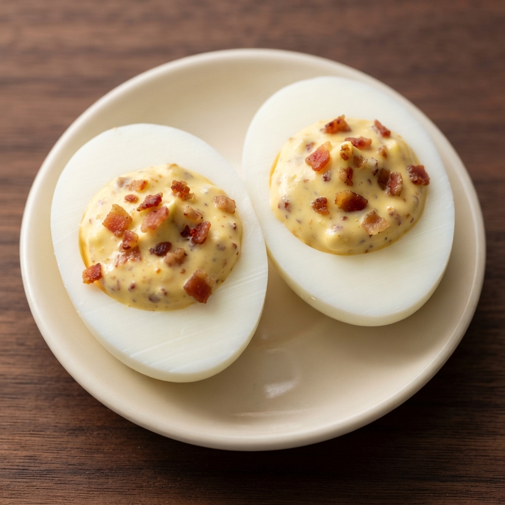 Ranch and Bacon Deviled Eggs