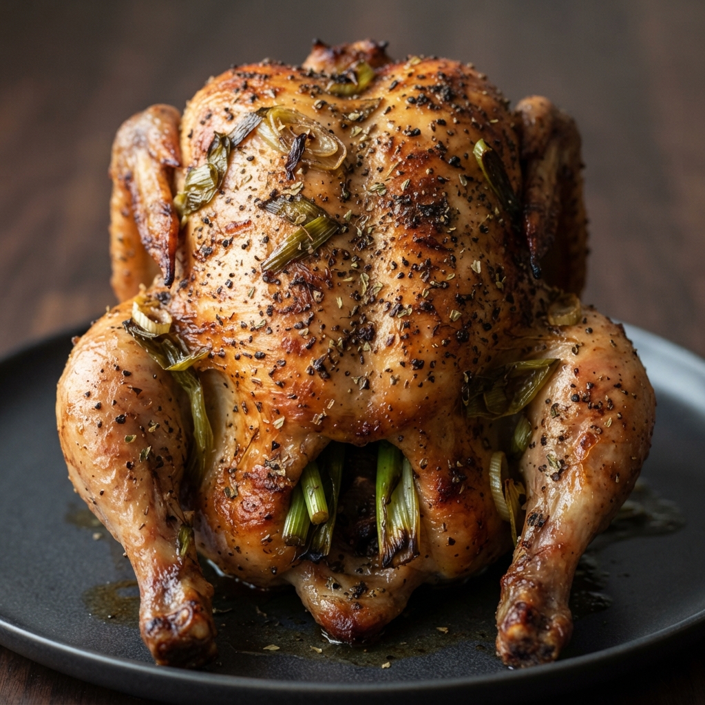 Baked Beer Can Chicken