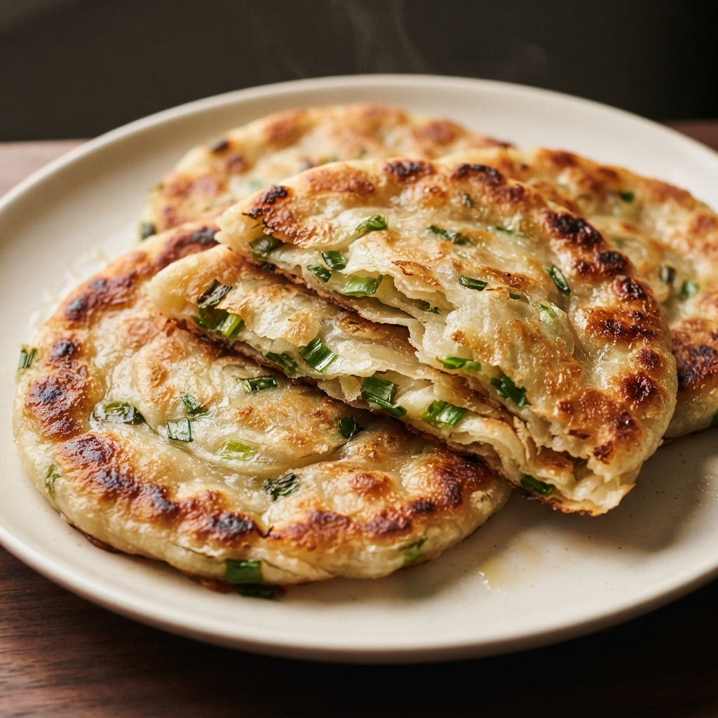 Scallion Pancakes (Green Onion Pancakes)