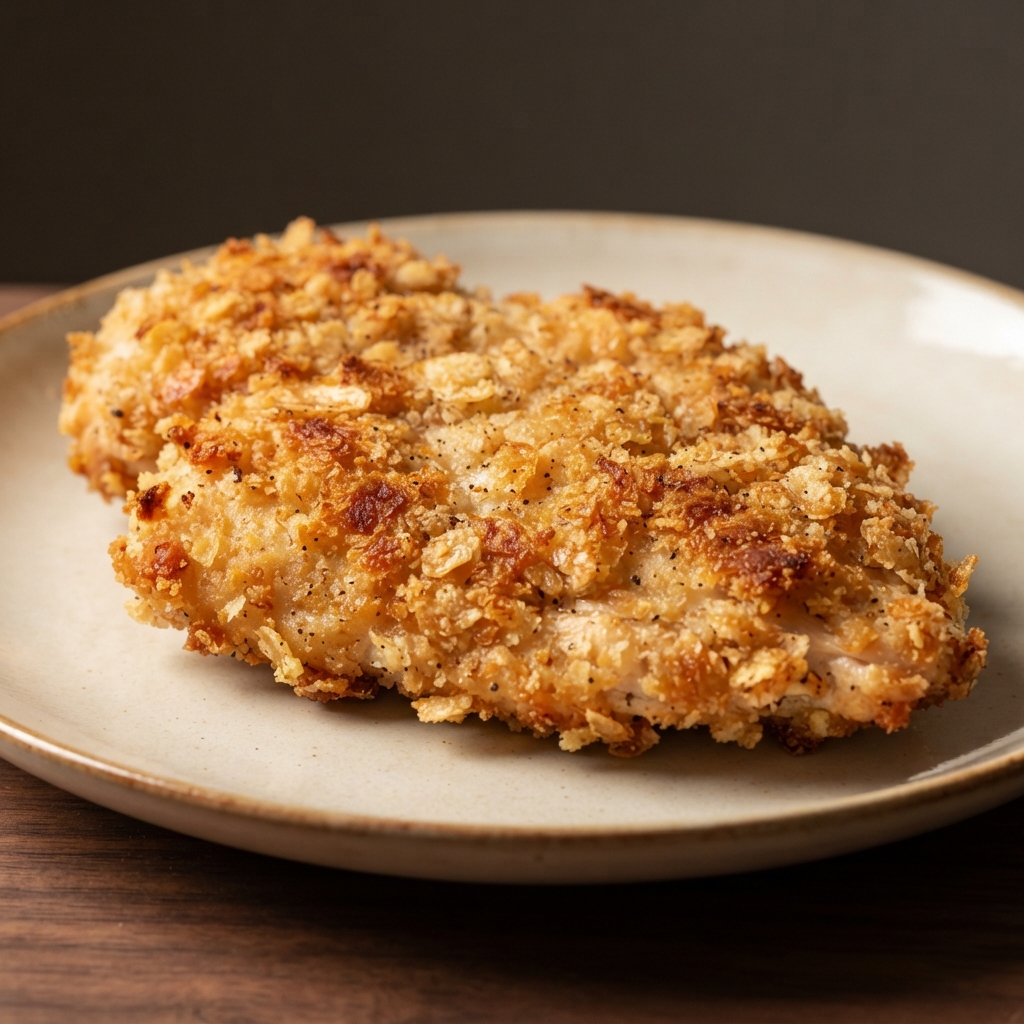 Crispy Cracker-Crusted Chicken Cutlets