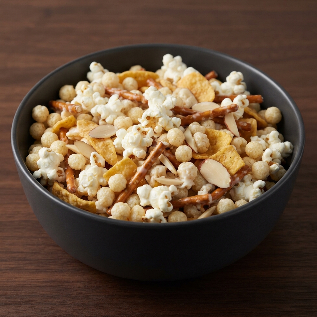 Sweet-and-Salty Popcorn Party Mix