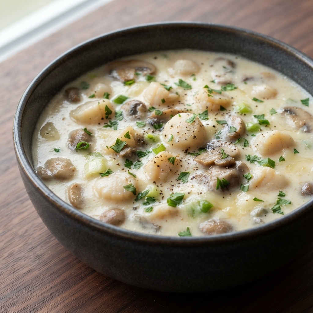 Velvety Scallop Chowder