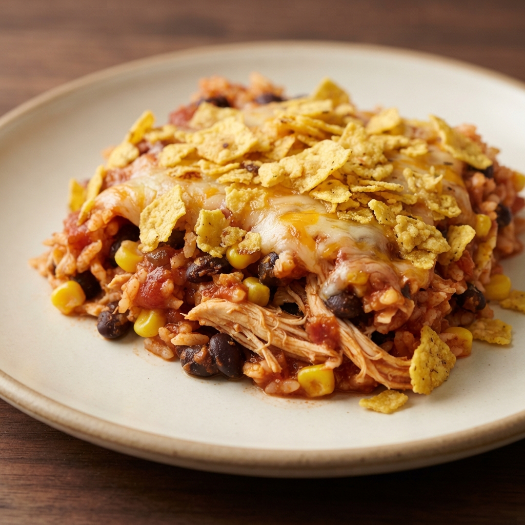 Leftover Turkey Mexican-Style Casserole