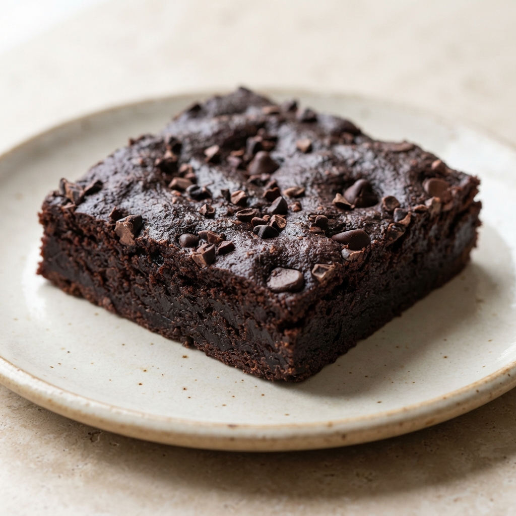 Vegan Dark Chocolate Brownies (Gluten-Free)