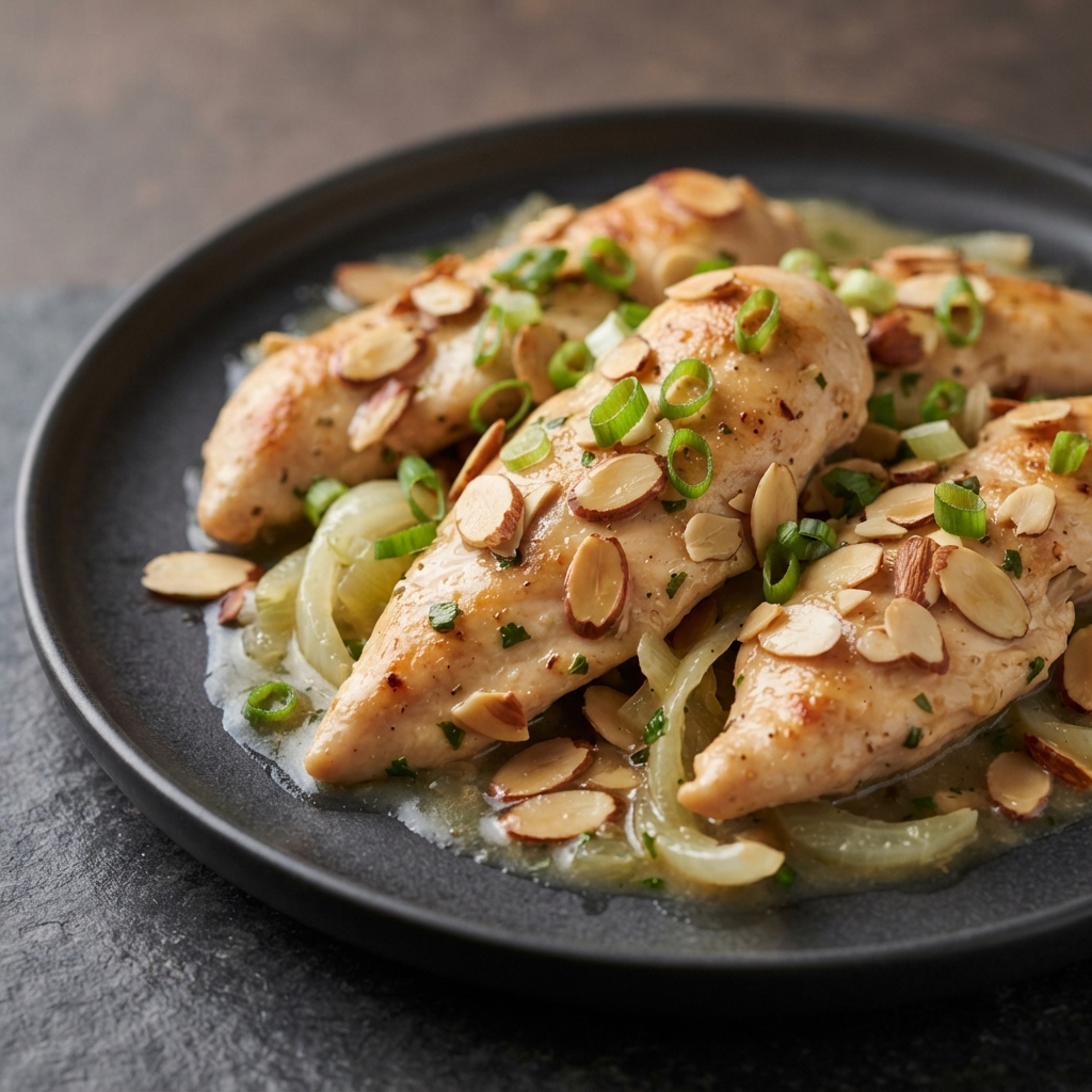 Chicken Almondine
