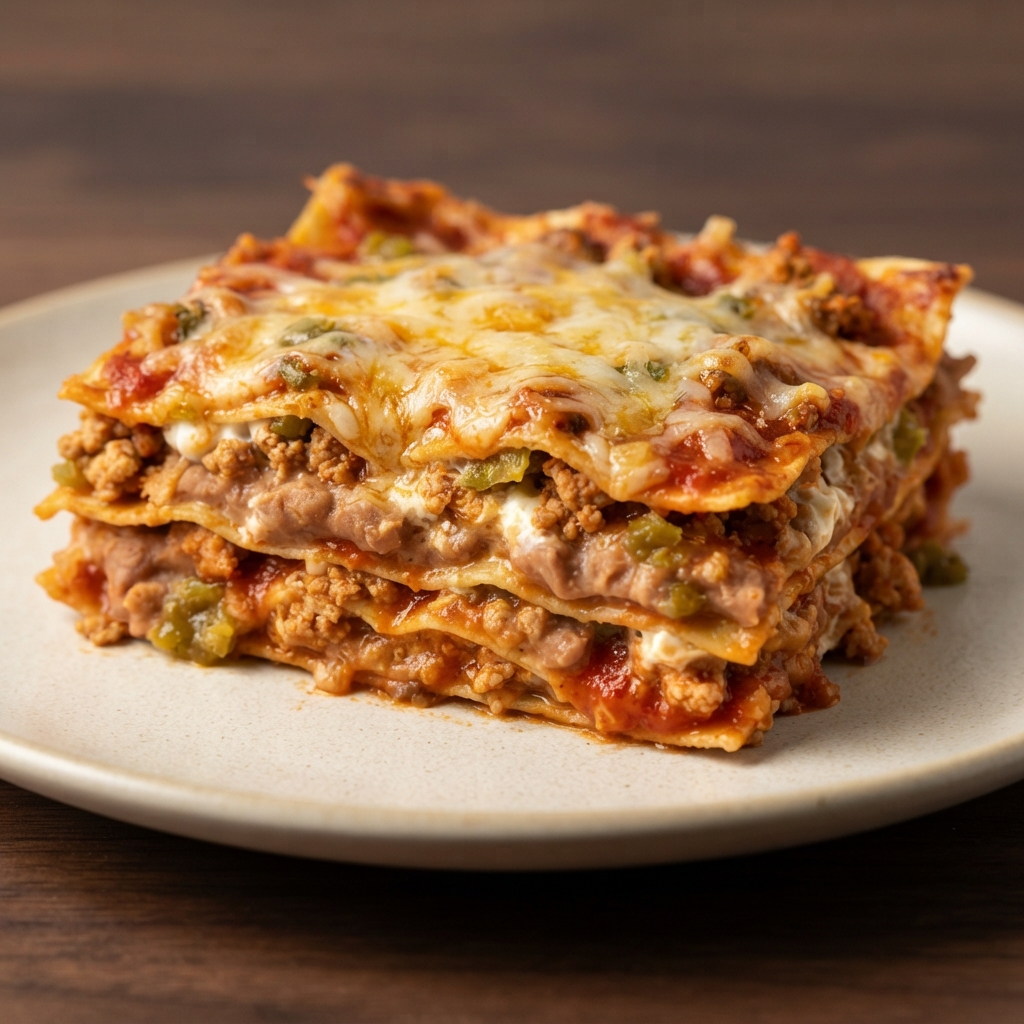 Lightened-Up Mexican Layered Lasagna