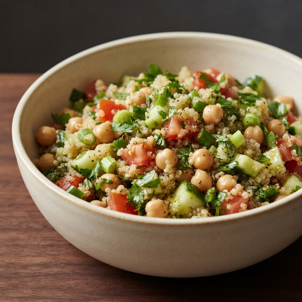 Chickpea and Quinoa Herb Salad