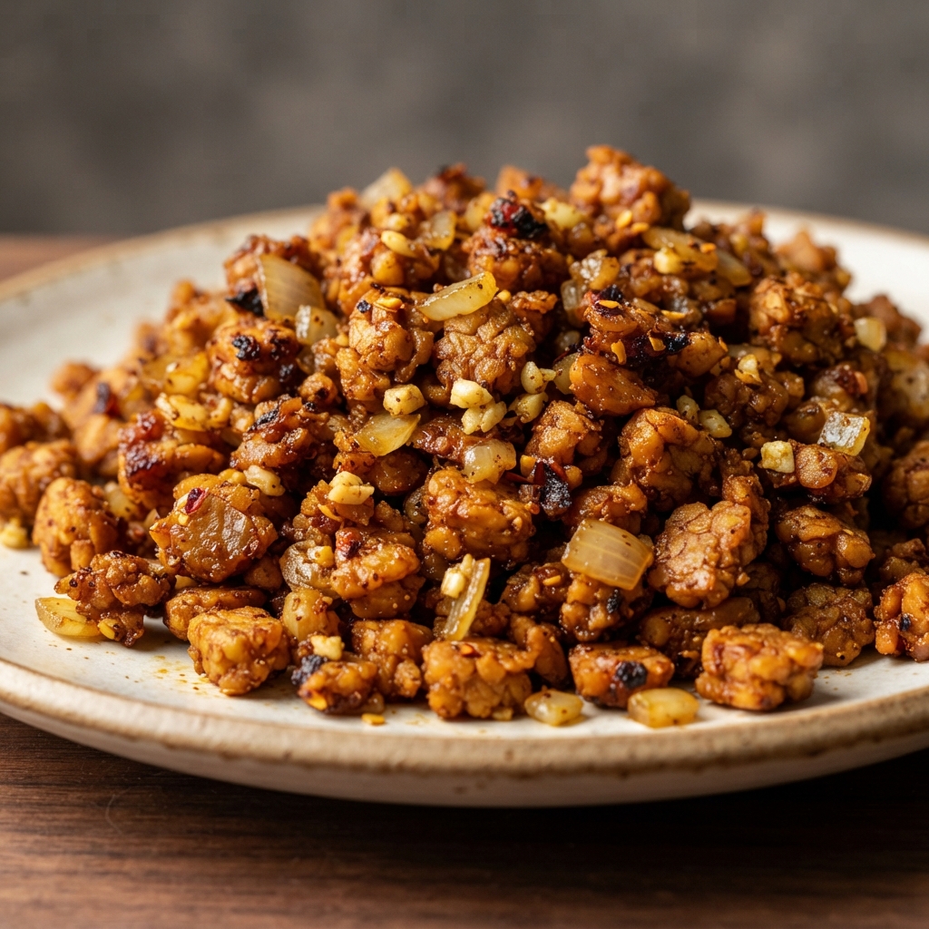 Spiced Tempeh Taco Filling