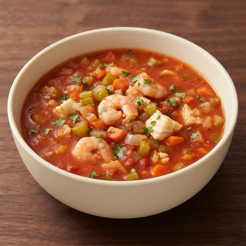 Russell’s Tomato-Braised Fish Stew