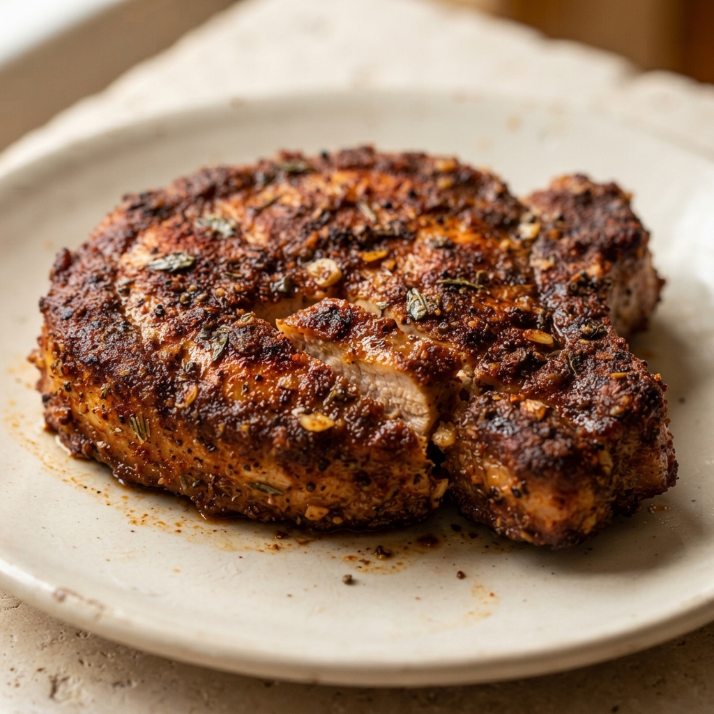 Spiced Cajun-Style Pork Chops