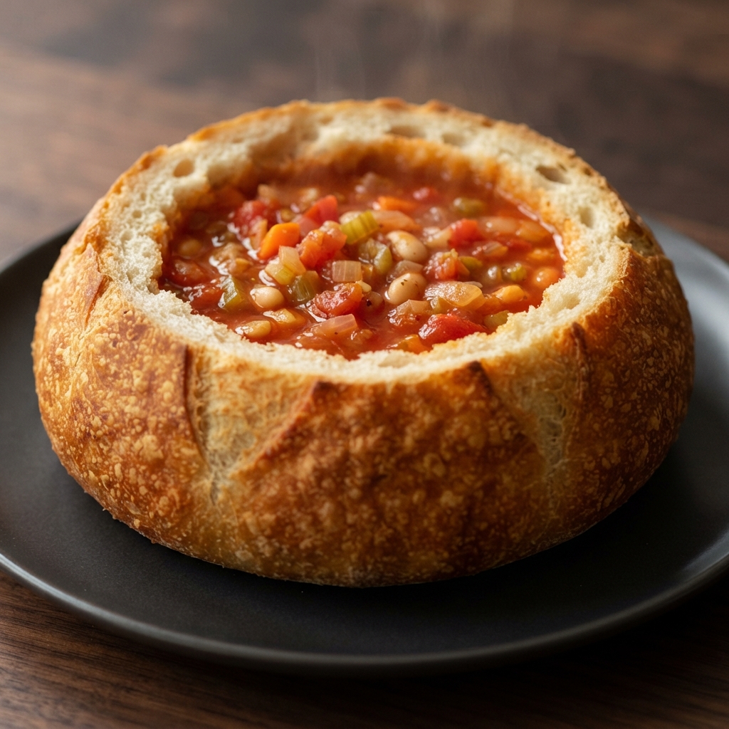 Crusty Italian Bread Bowls