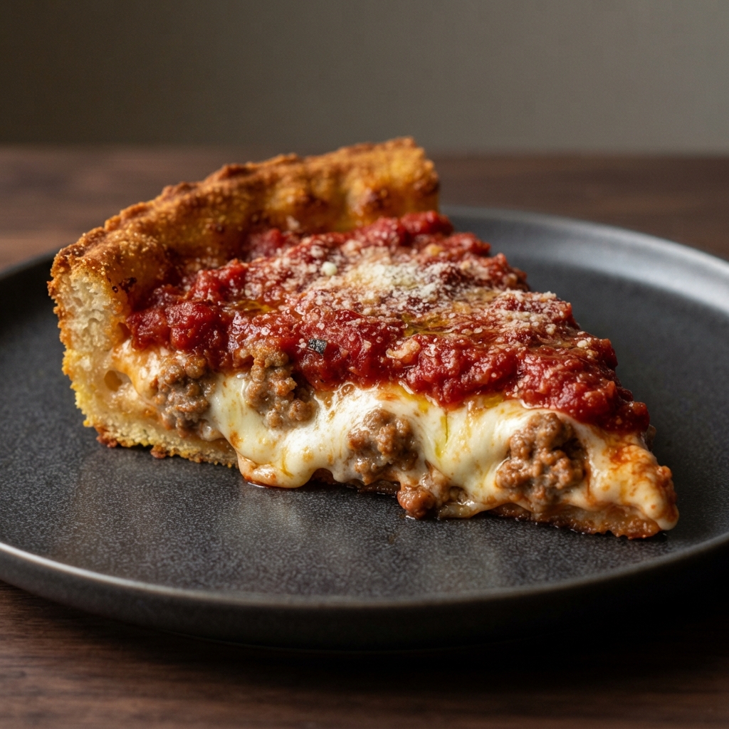 Chicago Deep-Dish Pizza