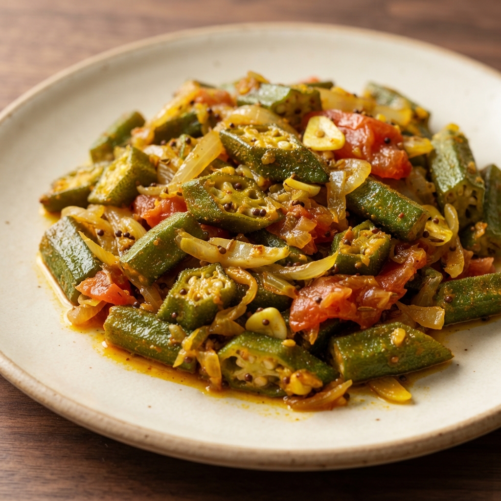 Quick and Easy Indian-Style Okra