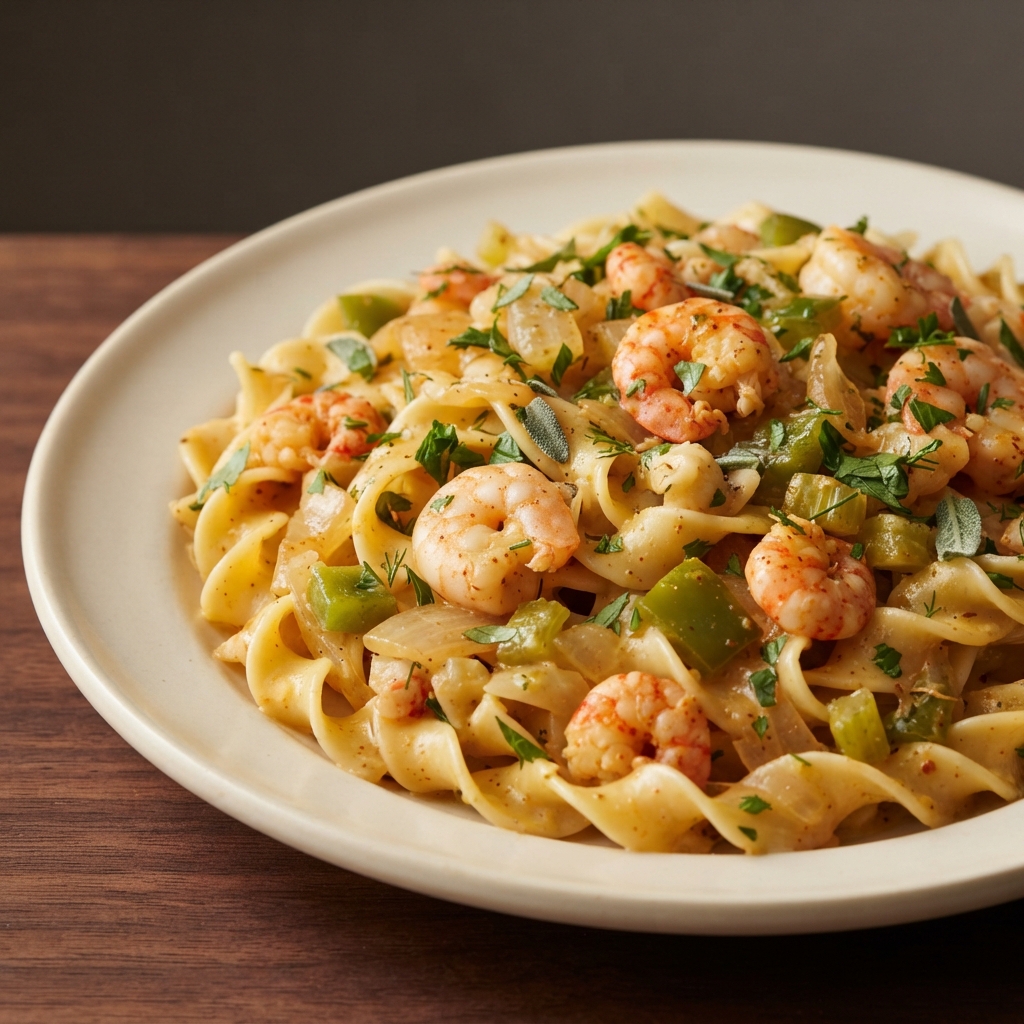 Herbed Seafood Noodle Pasta