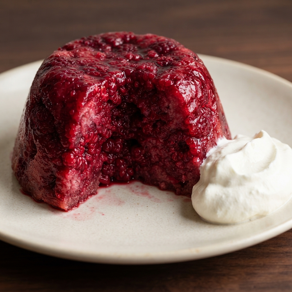 English-Style Raspberry Summer Pudding
