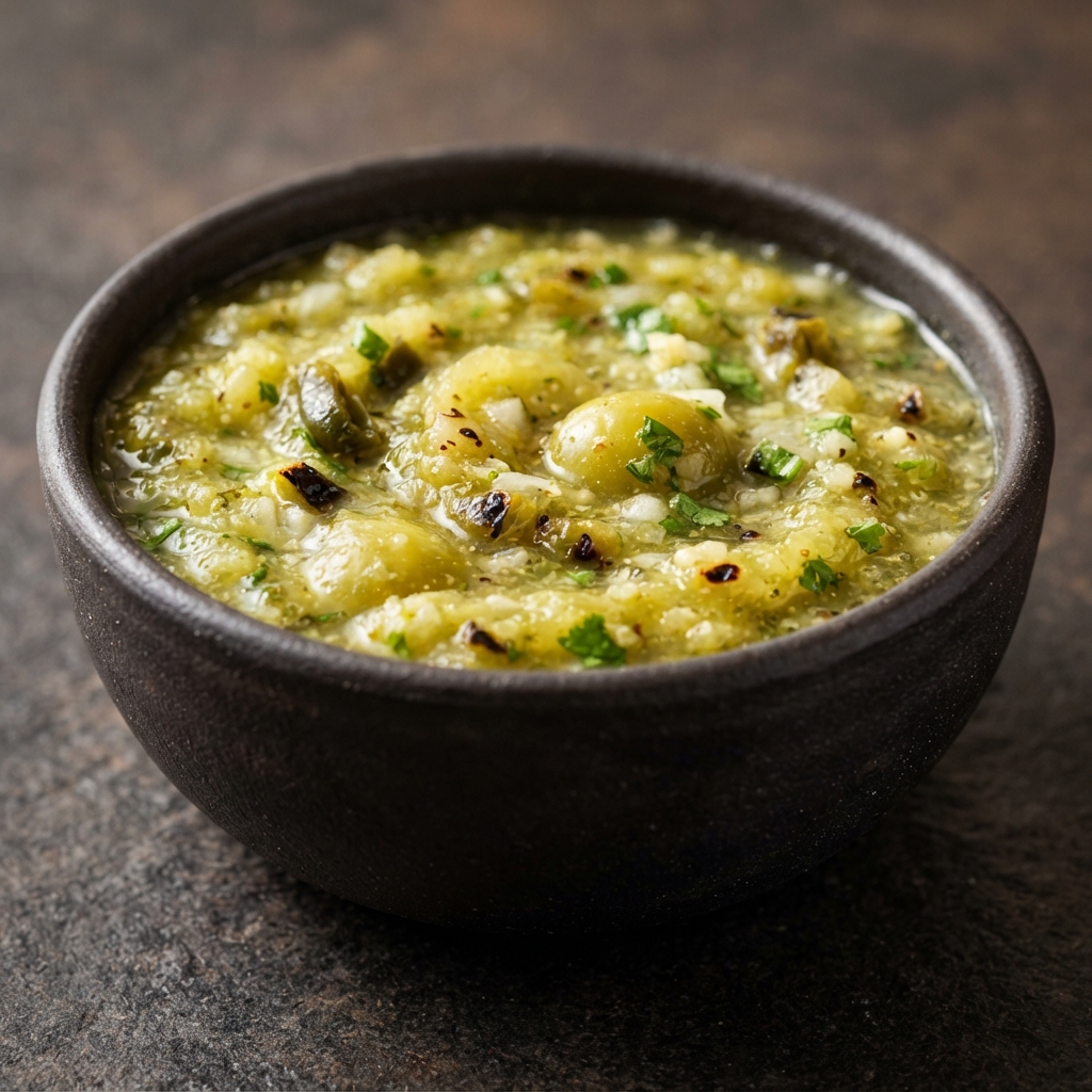 Charred Salsa Verde with Heat