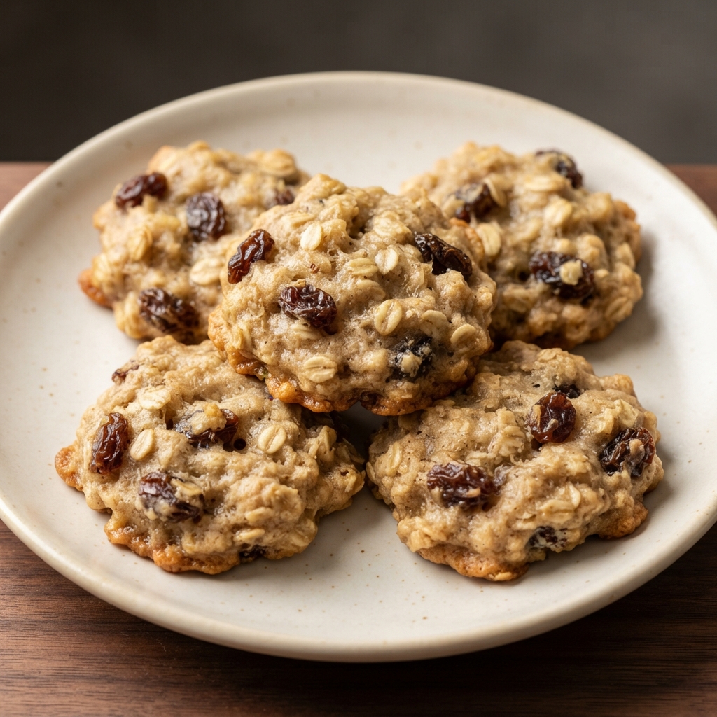 3-Ingredient Banana Oatmeal Cookies