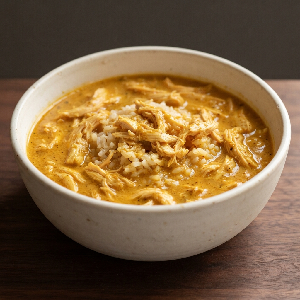 Mulligatawny Soup with Chicken and Rice