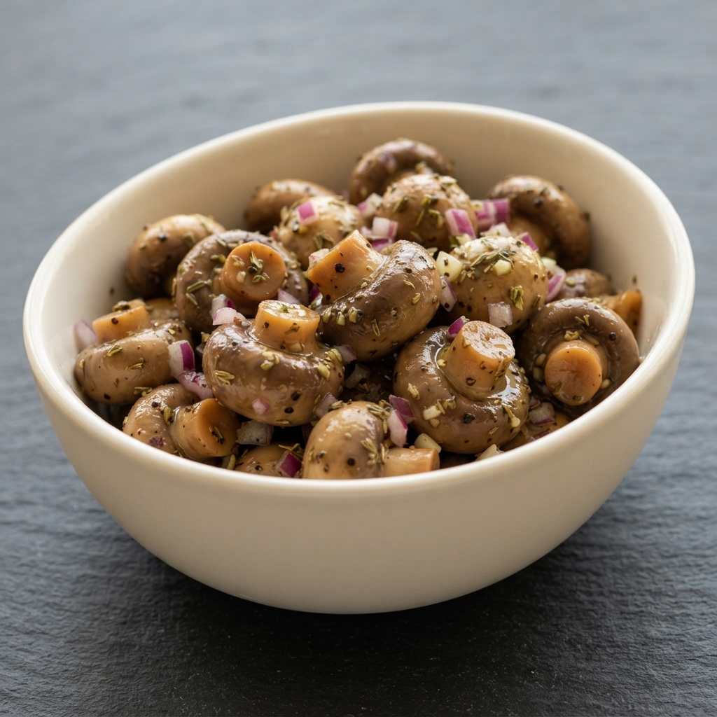 Antipasto-Style Marinated Mushrooms