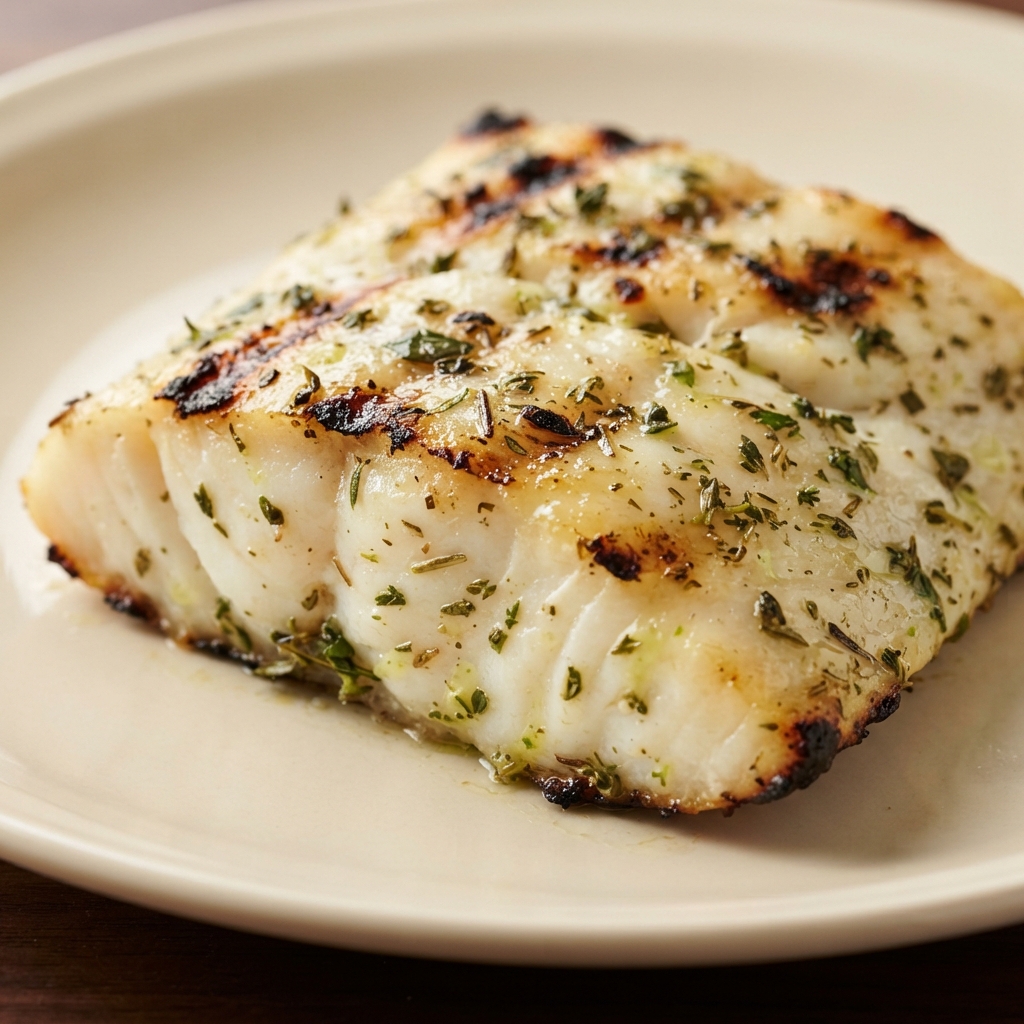 Lime-Herb Grilled Halibut