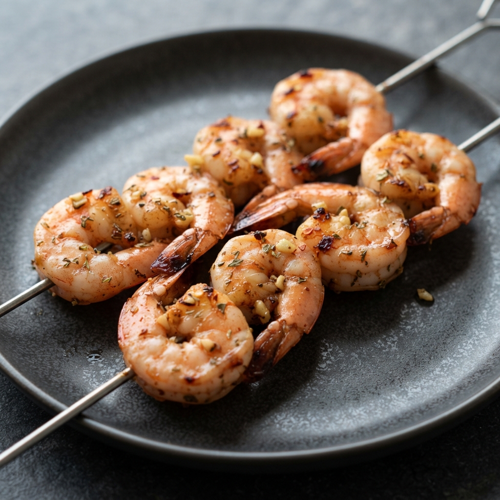Quick Marinated Grilled Shrimp
