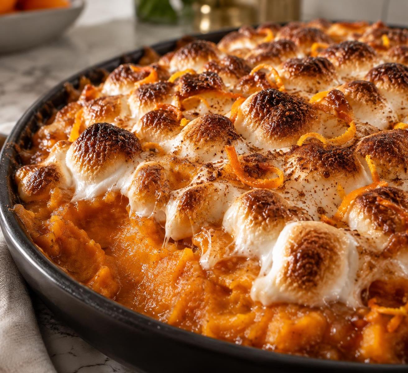 Whipped Sweet Potato Casserole