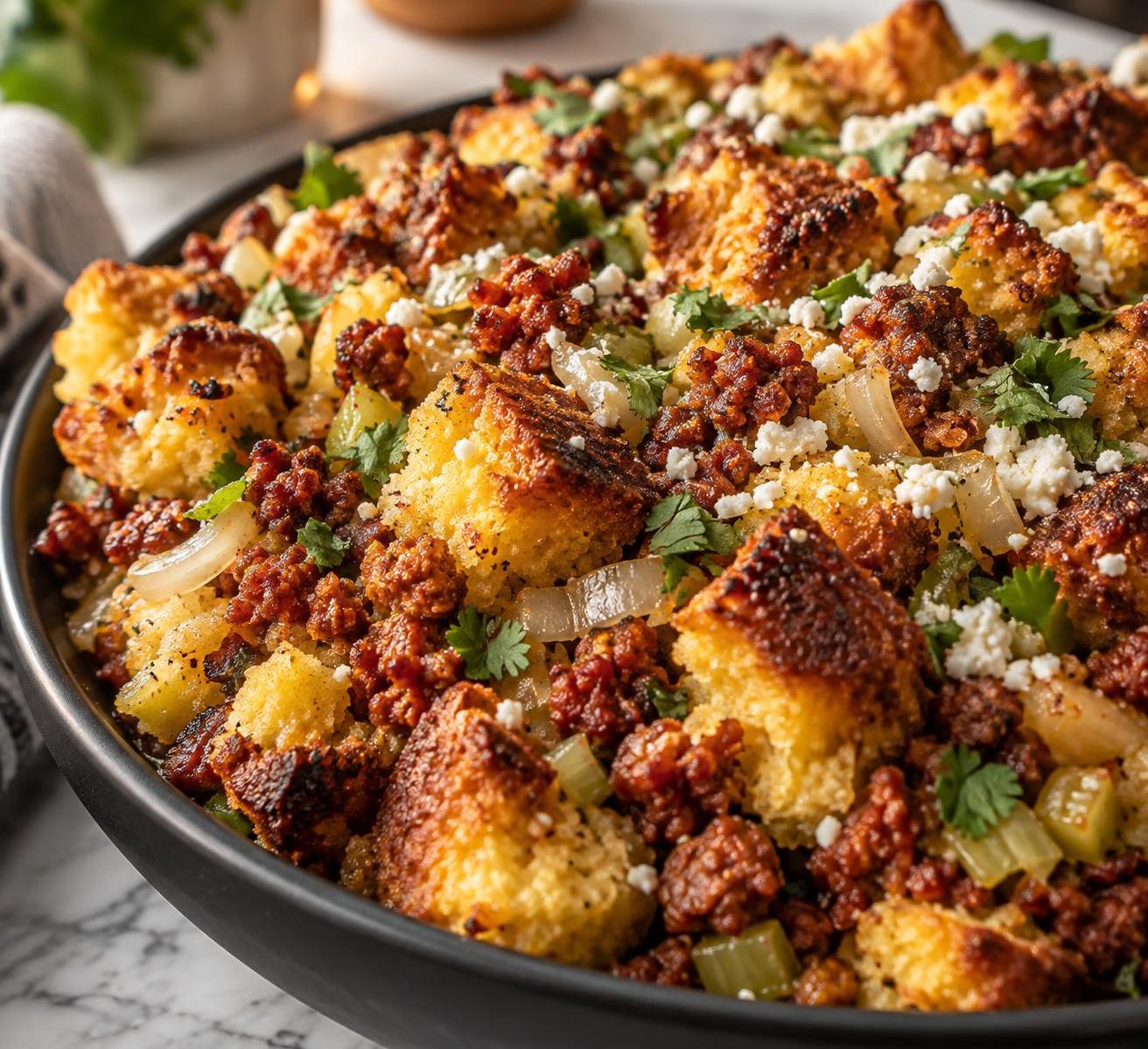 Cornbread Chorizo Stuffing