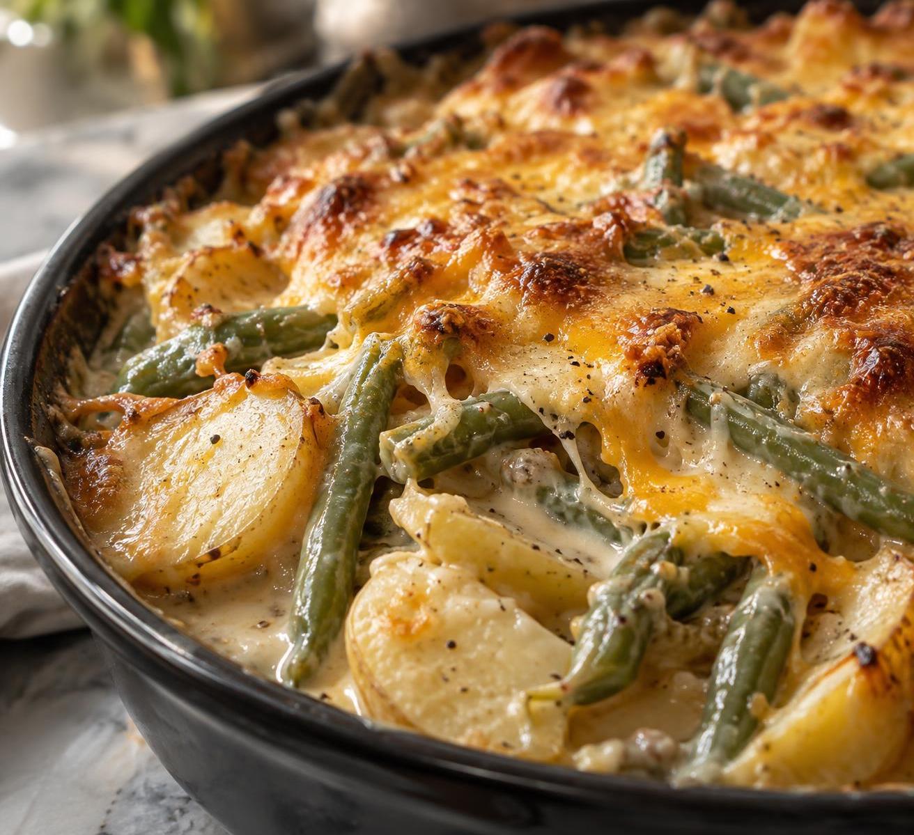 Green Bean and Potato Casserole