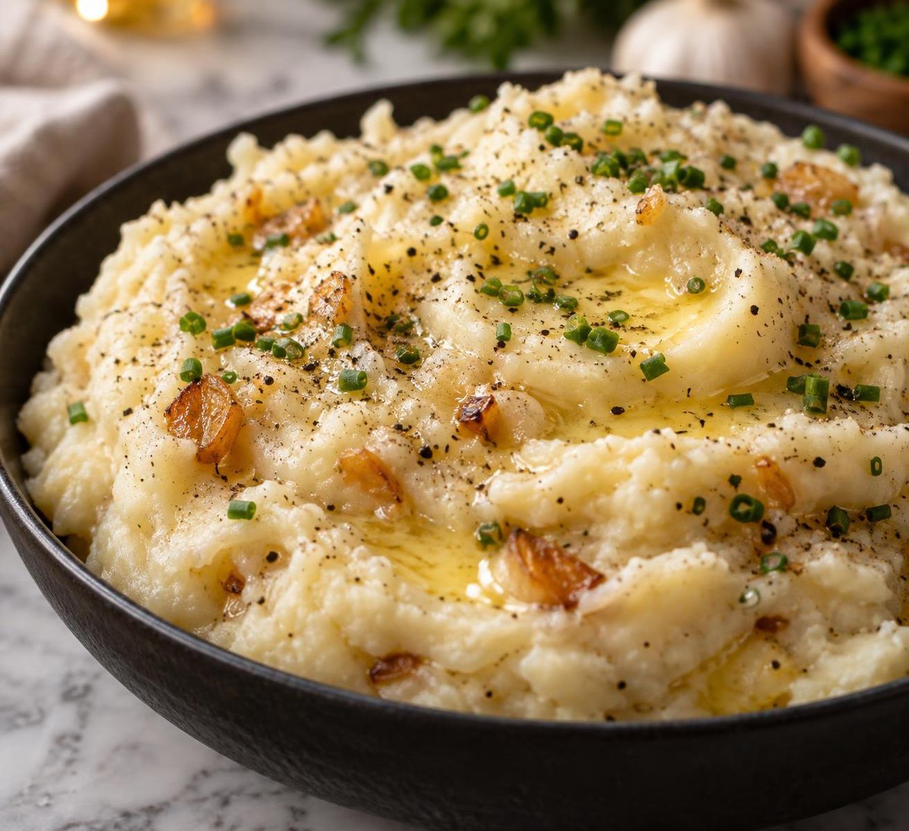 Roasted Garlic Mashed Potatoes
