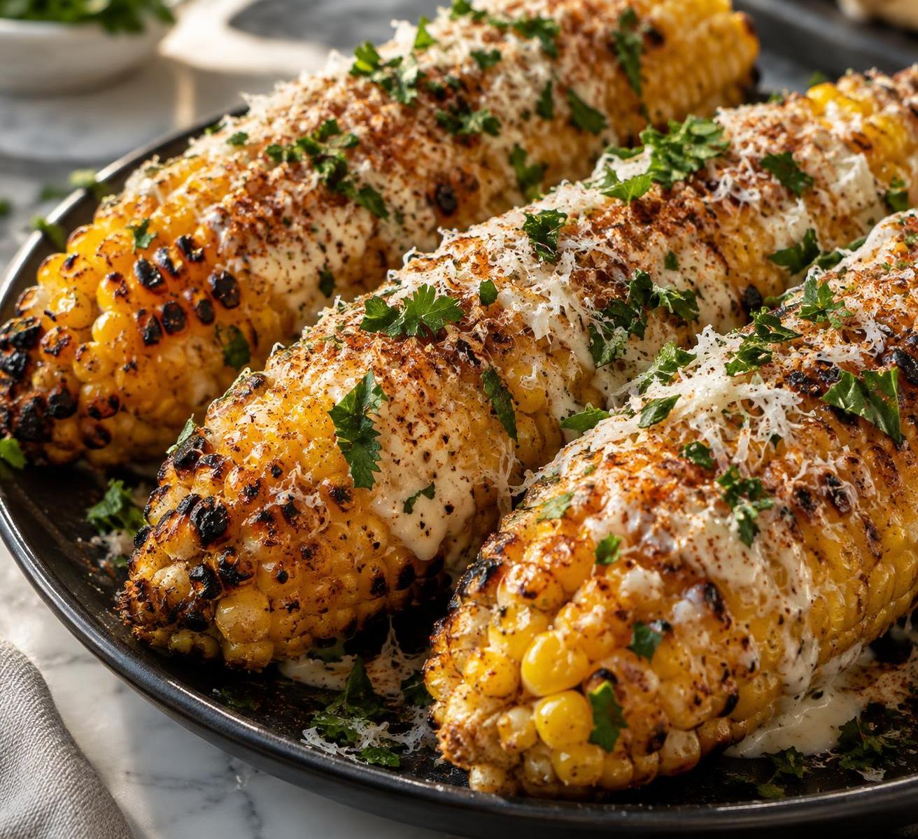 Old Bay–Kissed Grilled Corn on the Cob