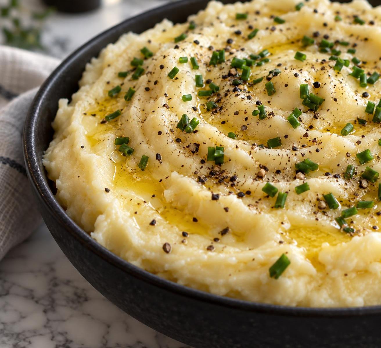 Cream Cheese Butter Mashed Potatoes