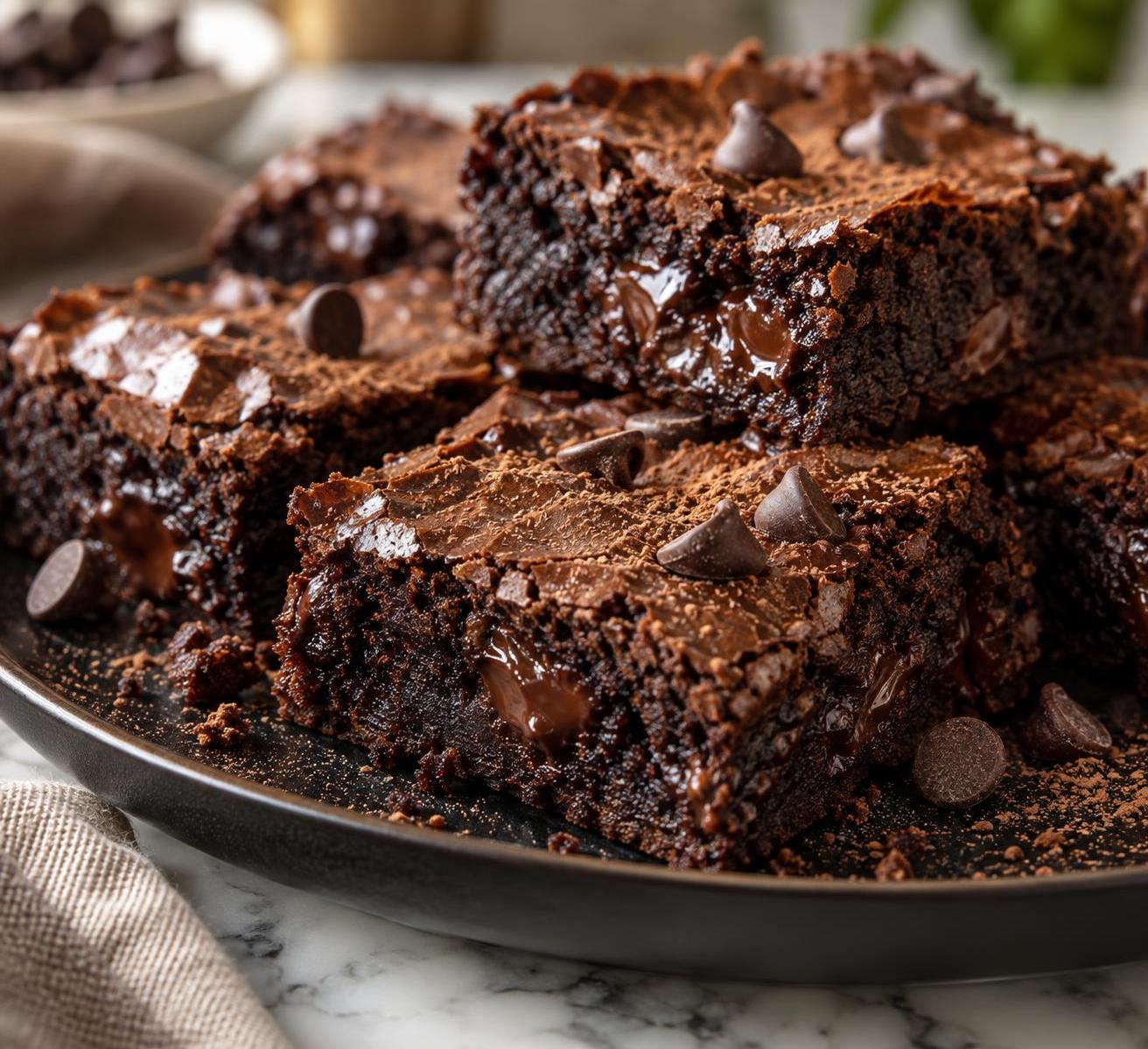 Black Bean Chocolate Brownies (Flour-Free)