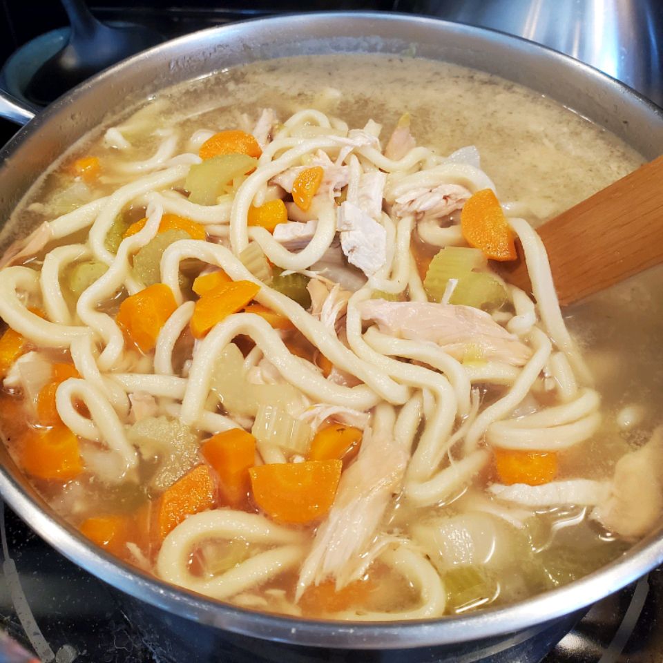 Grandma's Chicken Noodle Soup with From-Scratch Noodles