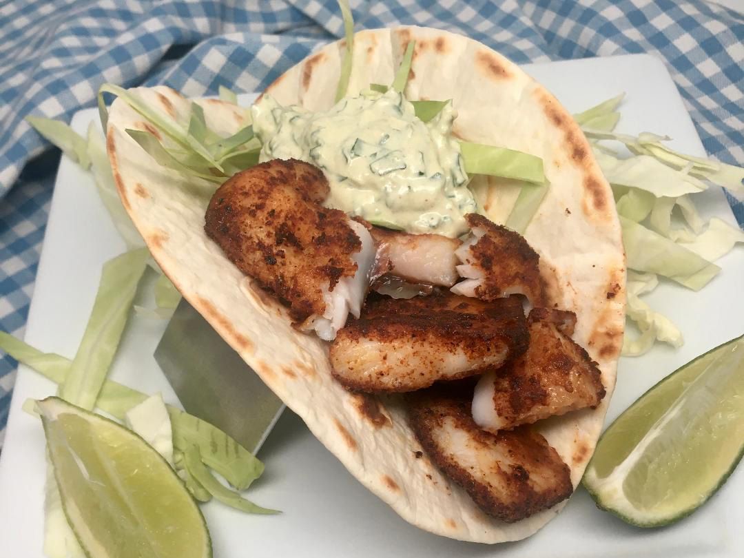 Char-Grilled Mahi Mahi Tacos with Creamy Avocado