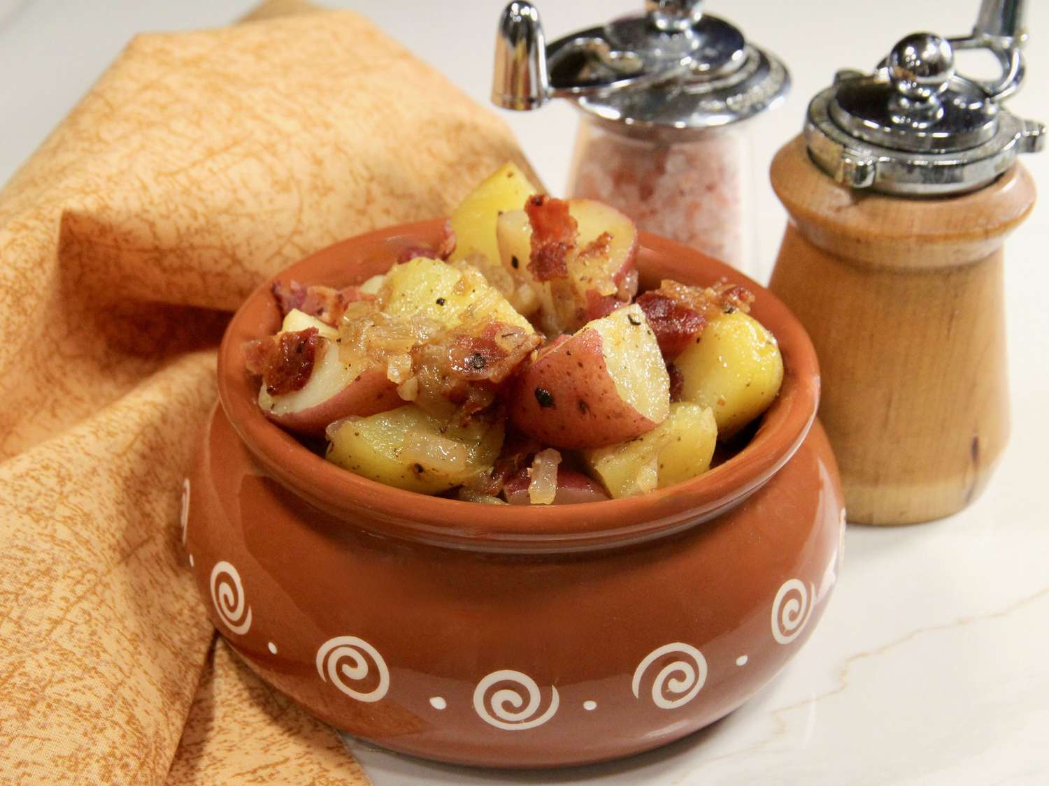 Warm Tangy German-Style Potato Salad