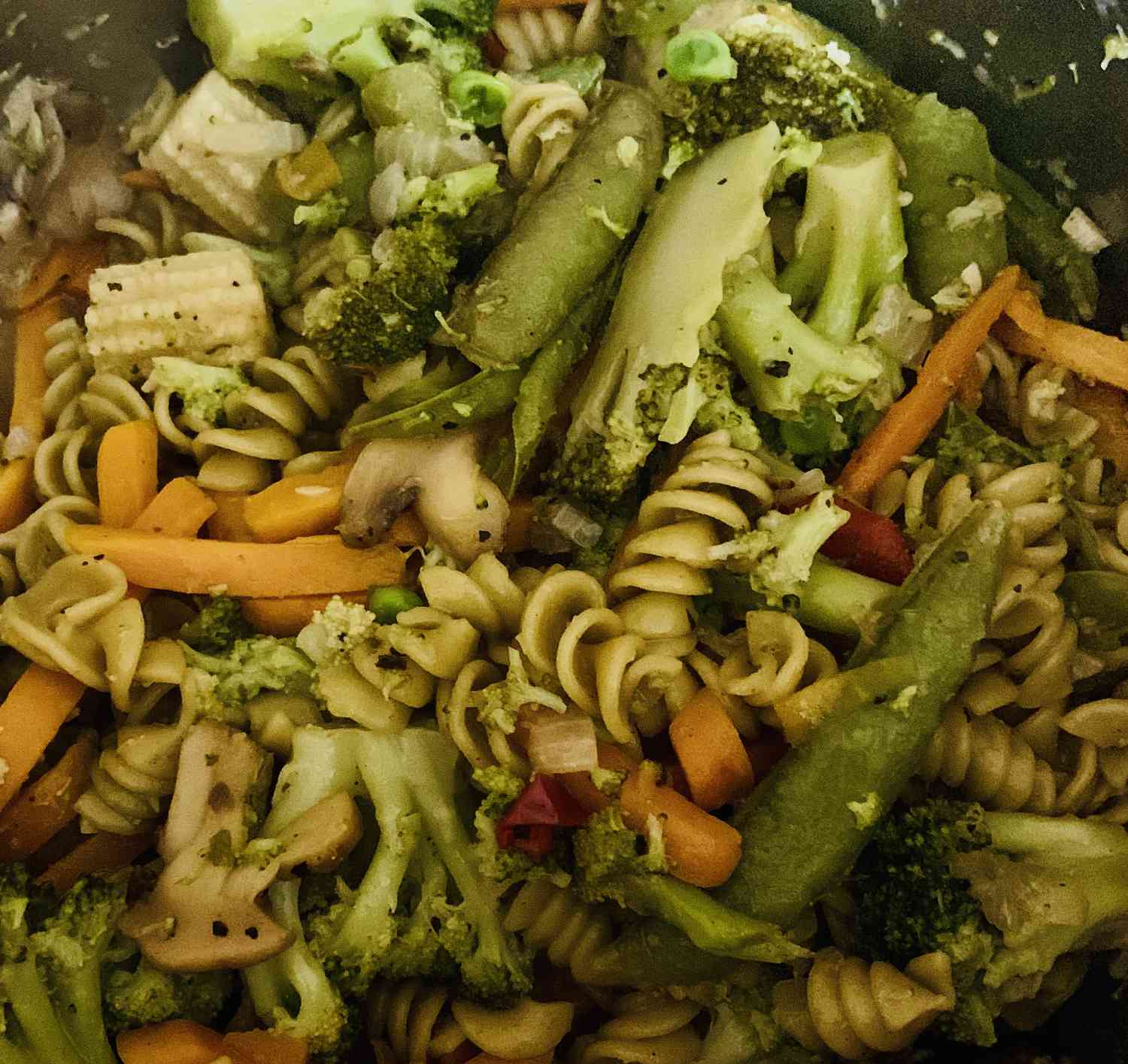 Pressure Cooker Pasta Primavera