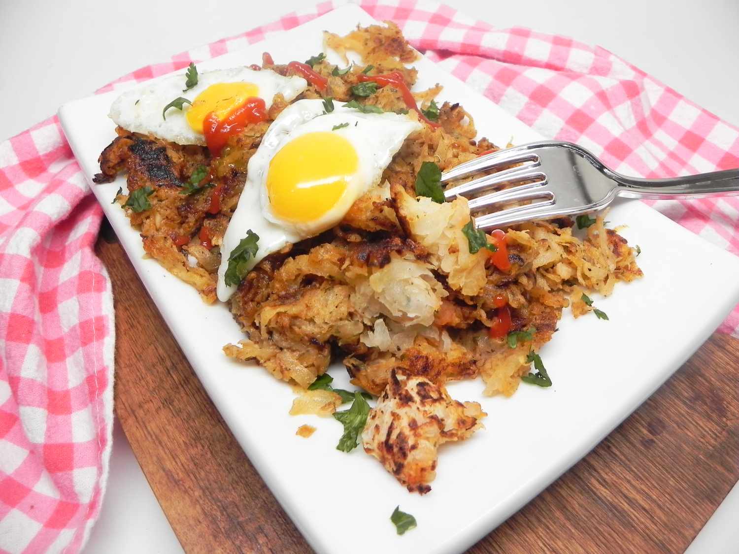 Crispy Jicama Breakfast Hash Browns