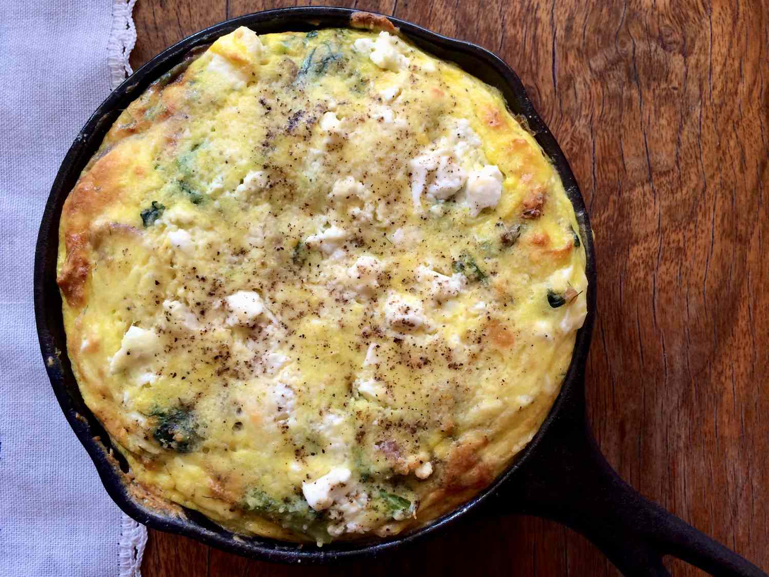 Frittata with Kale and Fennel Fronds