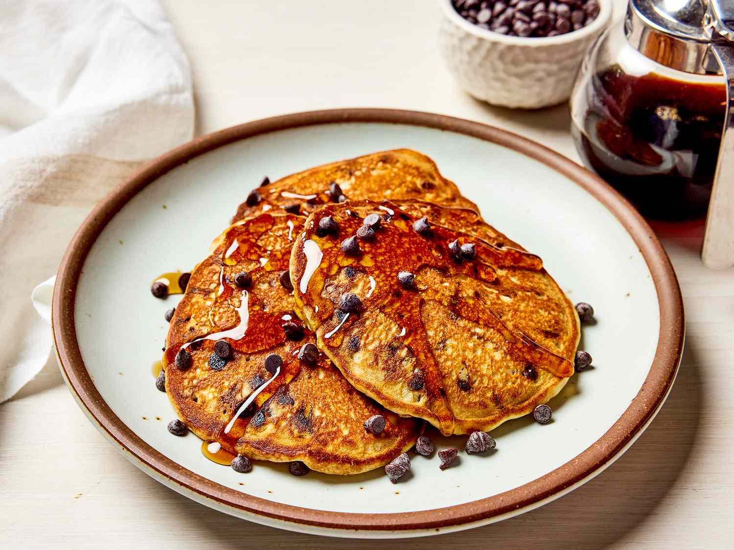 Bite-Size Chocolate Chip Pancakes