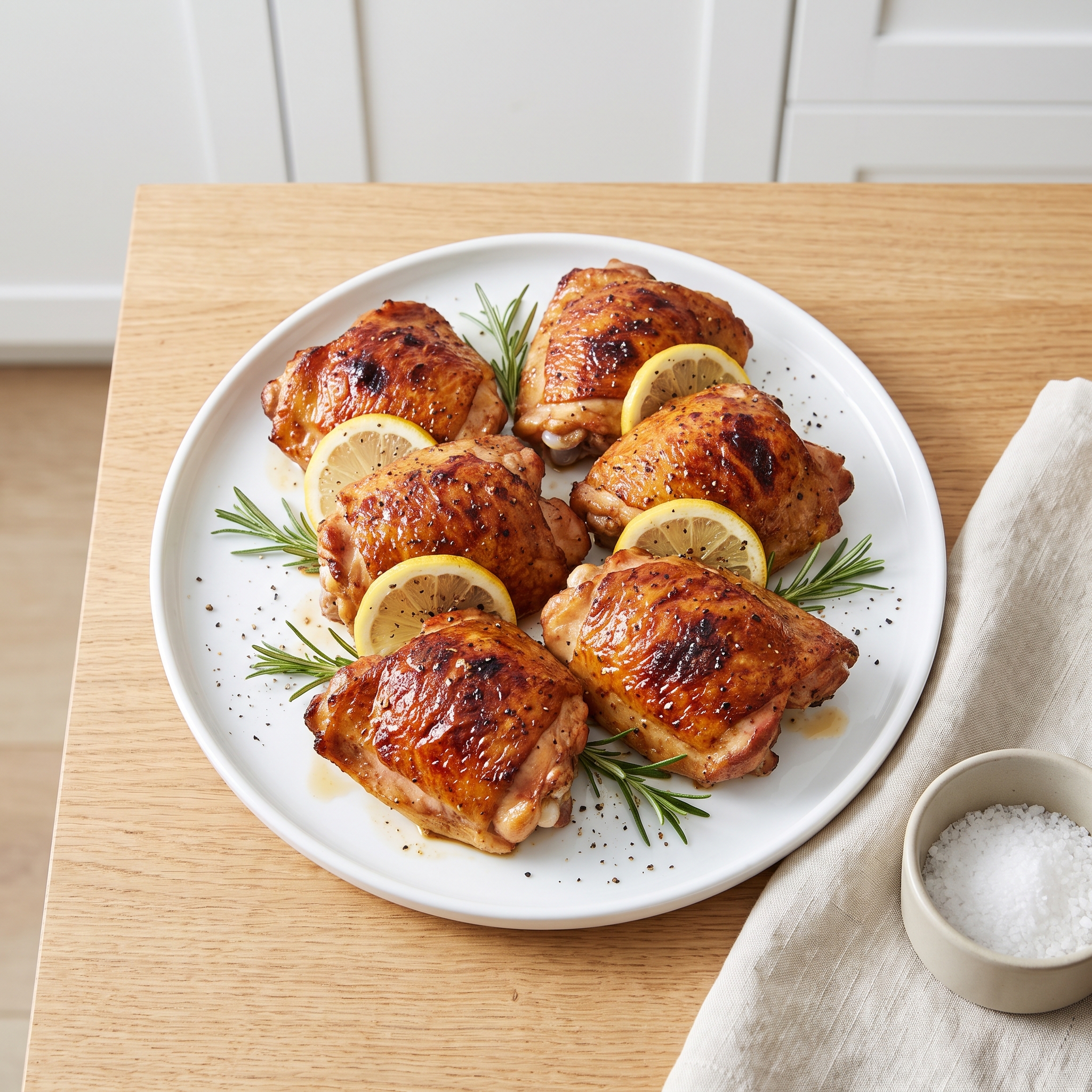 Citrus-Brined Applewood Smoked Chicken Thighs