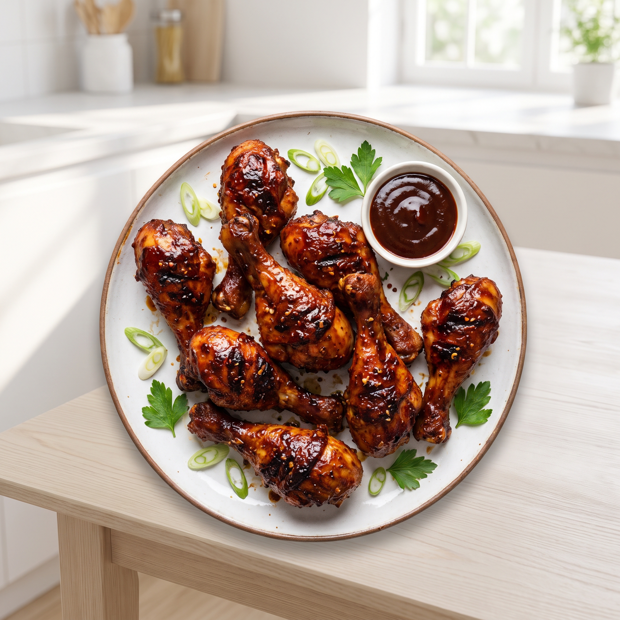 Low-and-Slow BBQ Chicken Drumsticks