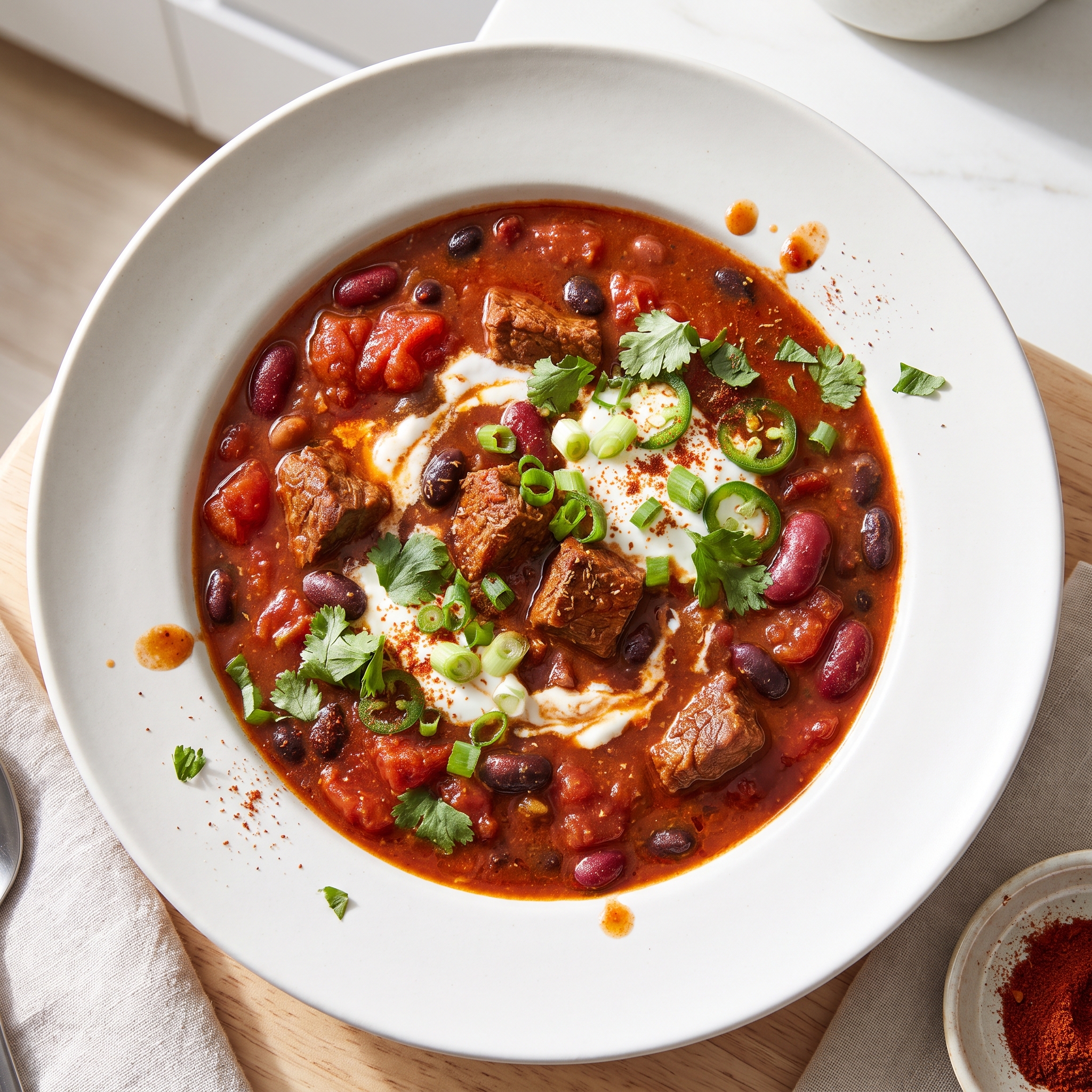 Beer-Infused Slow Cooker Chili