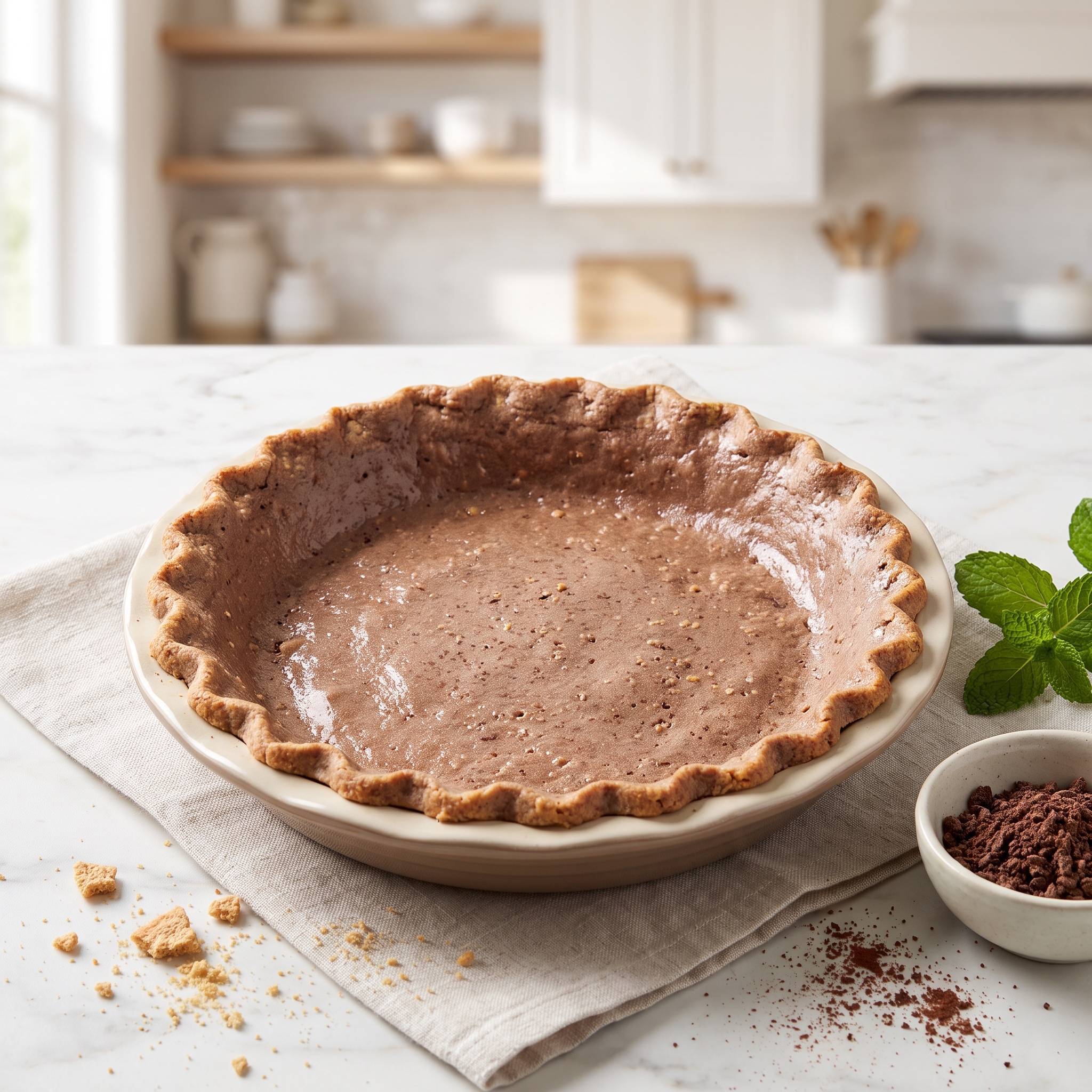Healthier Graham Cracker Crust