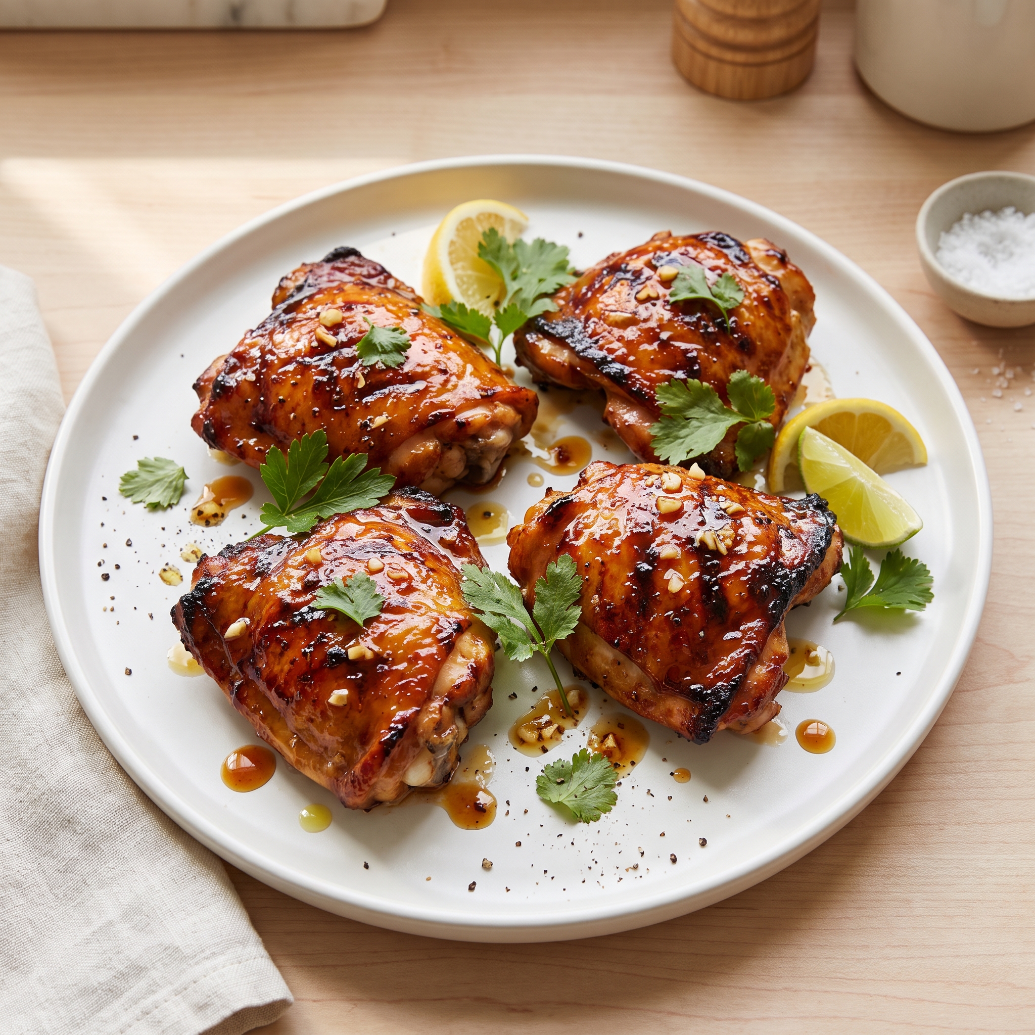 Tangy-Sweet Citrus Grilled Chicken Thighs